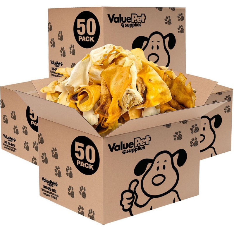 ValueBull Cow Ears, Varied Shapes, Small, 200 Count Bulk Pack