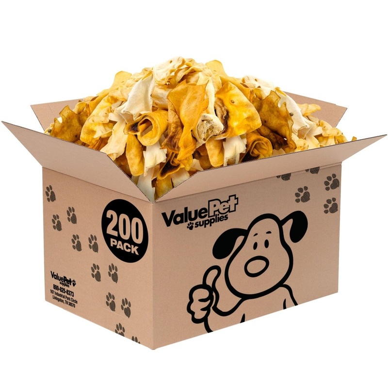 ValueBull Cow Ears, Varied Sizes/Shapes, 200 Count Bulk Pack