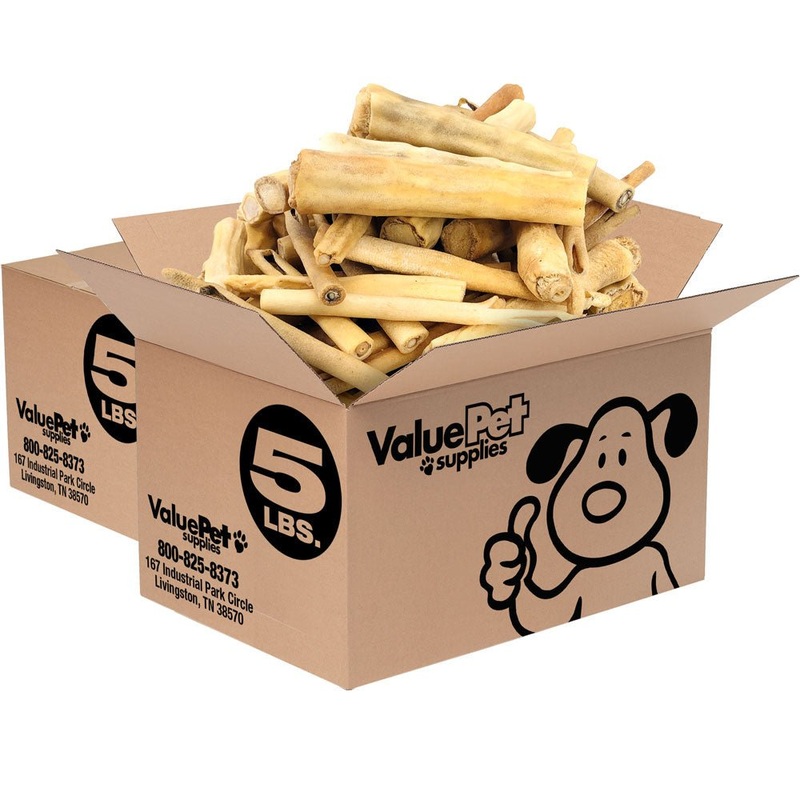 ValueBull Cow Tails, Varied Shapes, 10 Pounds Bulk Pack