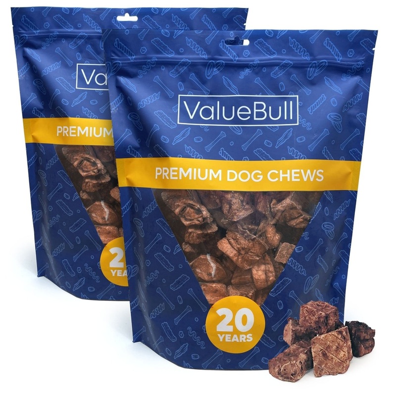 ValueBull Lamb Lung Cubes, Premium 4 Pounds