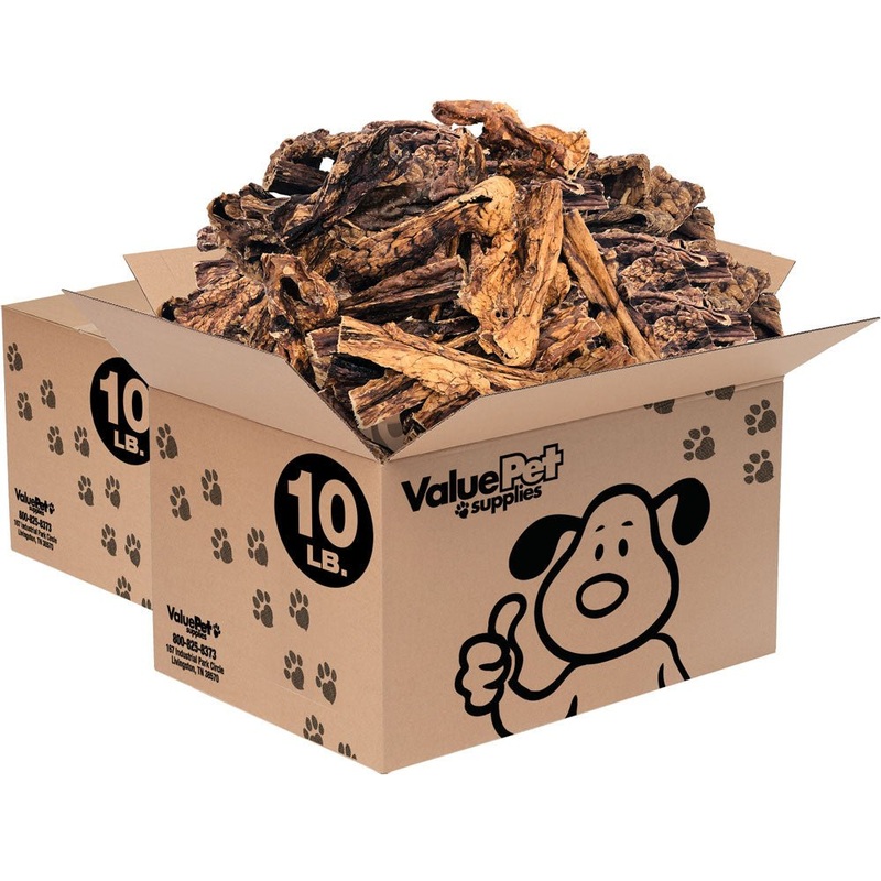 ValueBull Lamb Lung Sticks, Premium 20 Pounds Bulk Pack