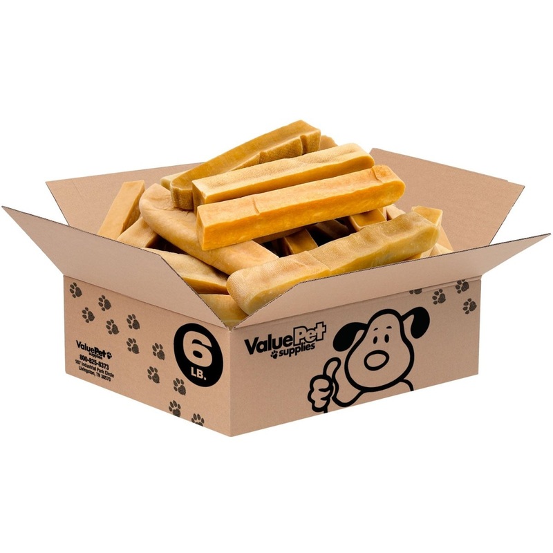 ValueBull Himalayan Yak Cheese Dog Chews, Extra Extra Large, 6 lb Bulk Pack