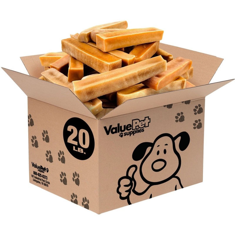 ValueBull Himalayan Yak Cheese Dog Chews, Extra Large, 20 lb Bulk Pack
