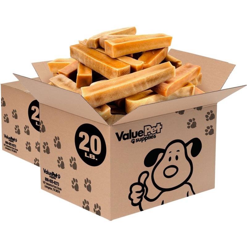 ValueBull Himalayan Yak Cheese Dog Chews, Extra Large, 40 lb Wholesale Pack