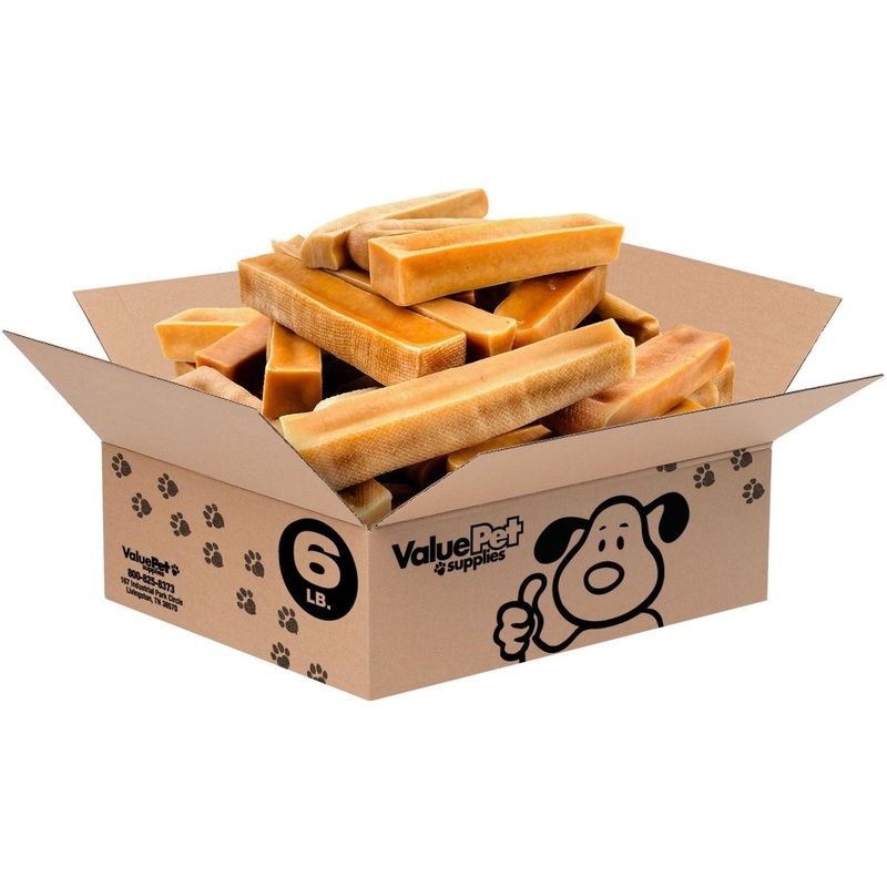 ValueBull Himalayan Yak Cheese Dog Chews, Extra Large, 6 lb Bulk Pack