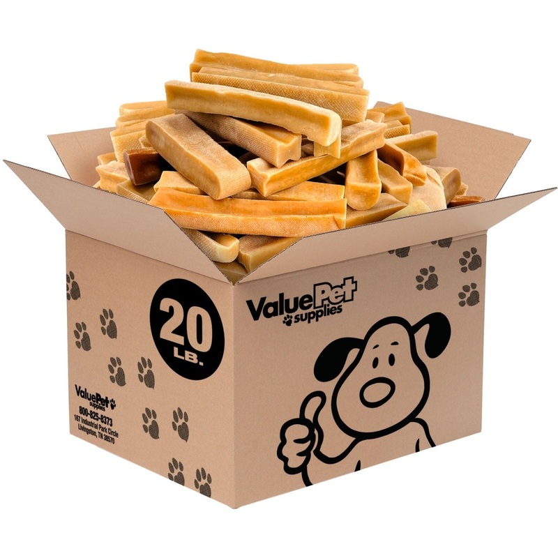 ValueBull Himalayan Yak Cheese Dog Chews, Large, 20 lb Bulk Pack
