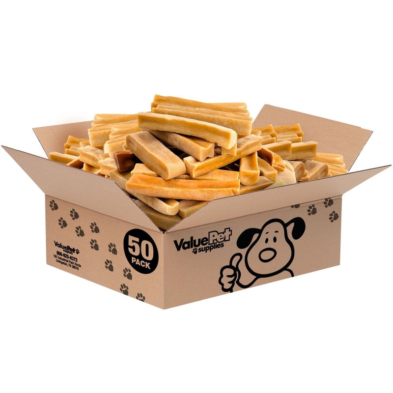 ValueBull Himalayan Yak Cheese Dog Chews, Large, 50 ct Wholesale Pack