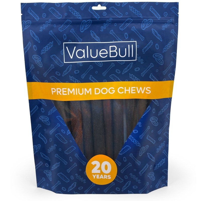 ValueBull USA Collagen Sticks for Dogs, 12 Inch Super Jumbo Chews, Natural Long-Lasting Dog Treats, 10 Count