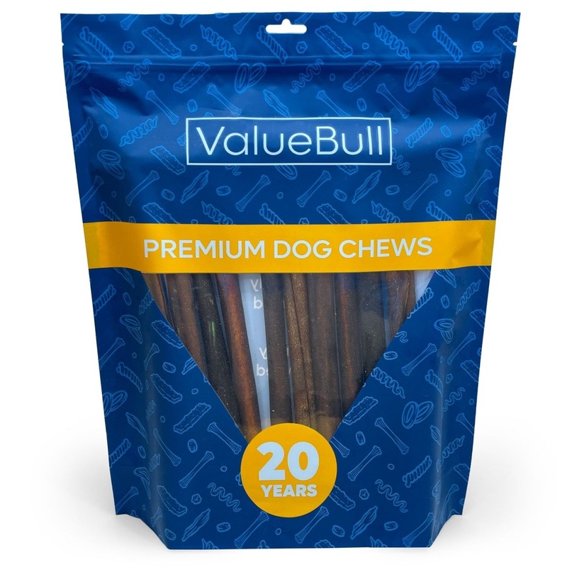 ValueBull USA Collagen Sticks for Dogs, 12 Inch Thick Chews, Natural Long-Lasting Dog Treats, 10 Count