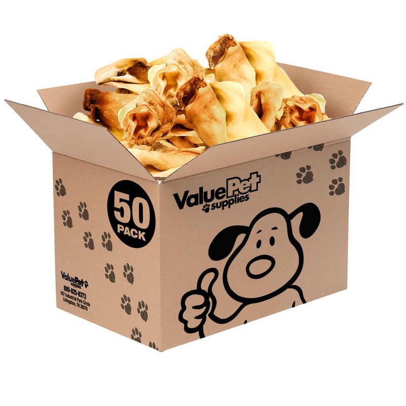 ValueBull Cow Ears, Varied Sizes/Shapes, 50 Count Bulk Pack