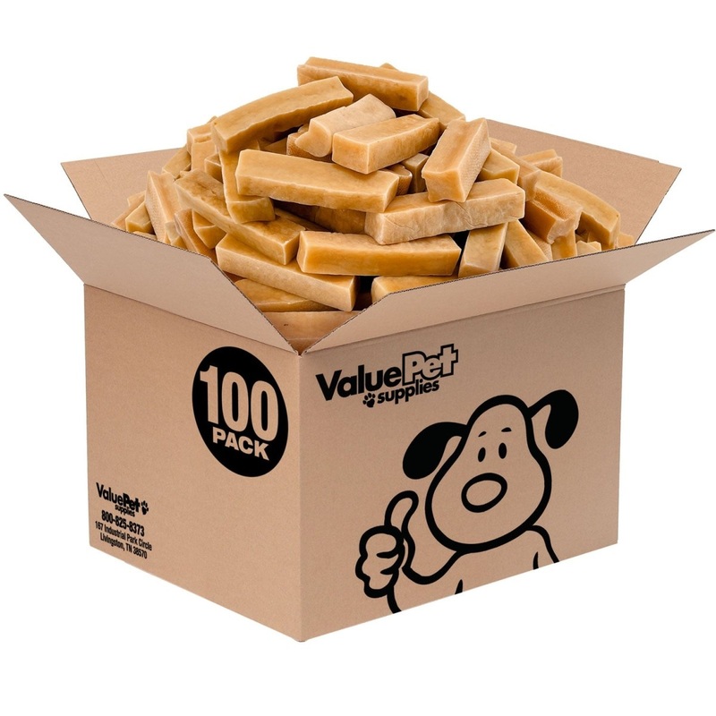 ValueBull Himalayan Yak Cheese Dog Chews, Small, 100 ct Wholesale Pack