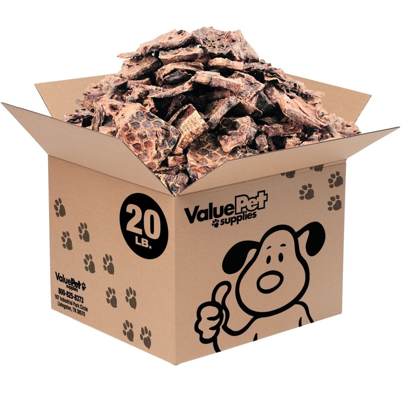 ValueBull Lamb Lung Wafers for Dogs, Premium 20 lb Bulk Pack