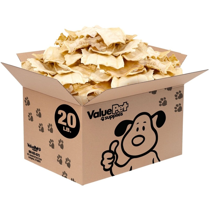 ValueBull USA Rawhide Chips, 20 Pound Bulk Pack