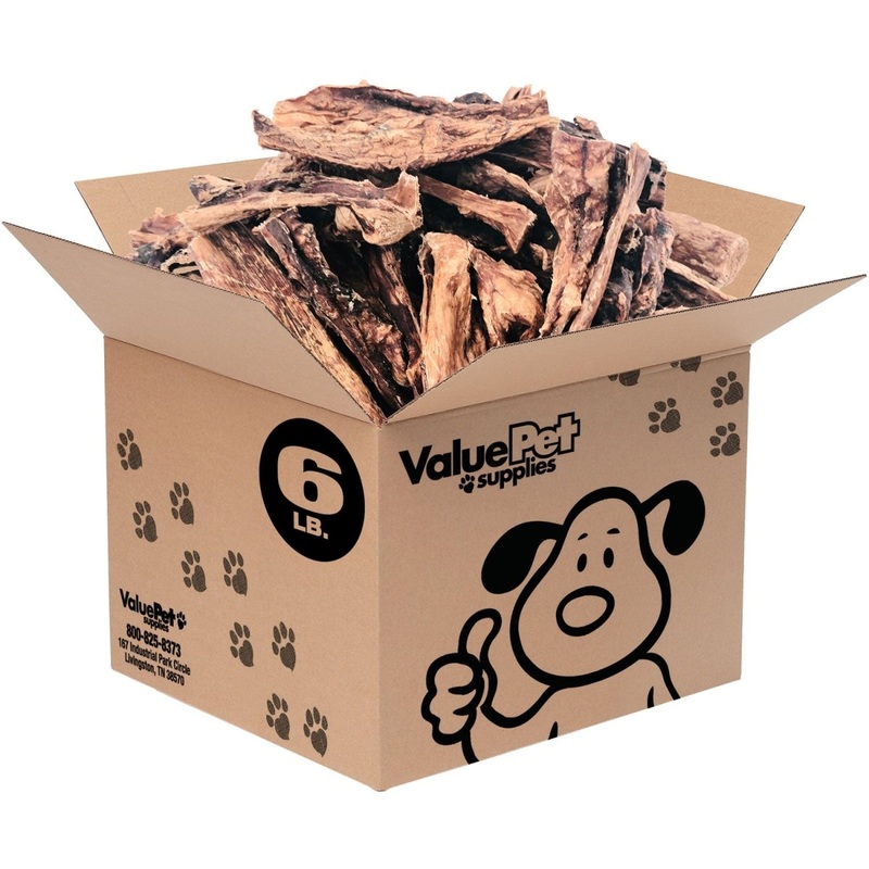 ValueBull Beef Lung Sticks, Premium 6 Pounds Bulk Pack