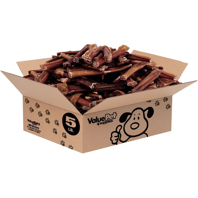 ValueBull USA Bully Sticks for Dogs, 6 Inch, 5 Pounds Bulk Pack