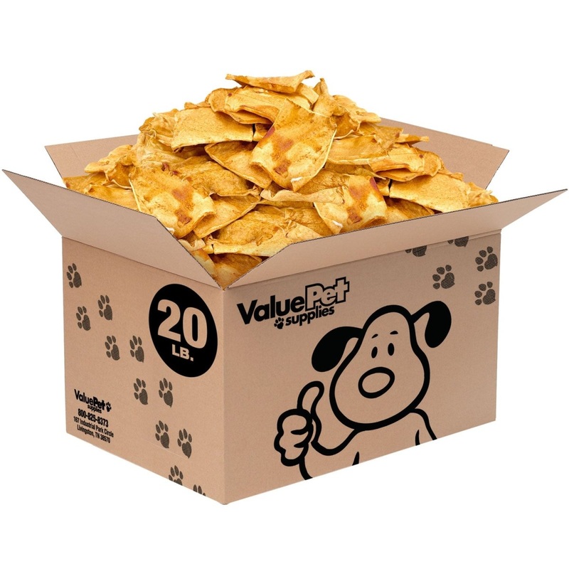 ValueBull USA Rawhide Chips, Chicken Infused, 20 Pound Bulk Pack