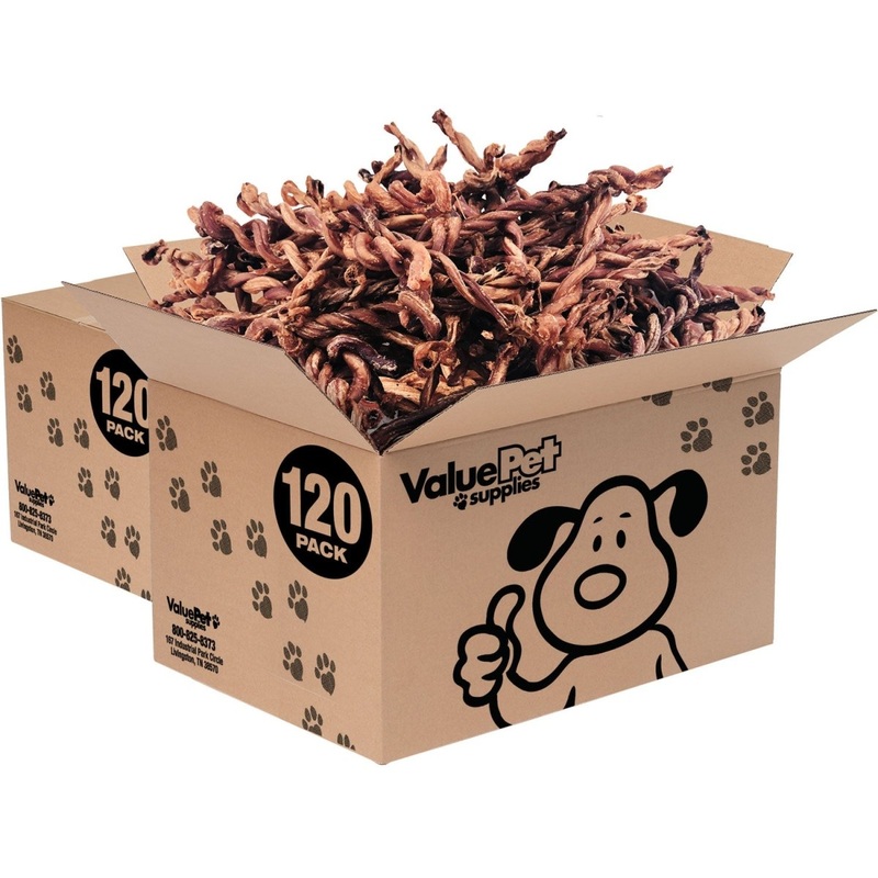 ValueBull Pizzle Twists, Premium Lamb, 240 Count Bulk Pack