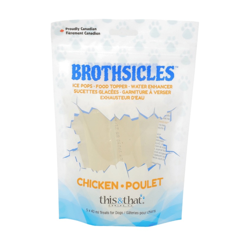 Brothsicles au poulet gteries pour chiens 5x 40ml