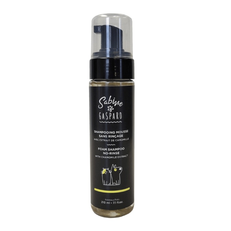 Sabine & Gaspard, Shampoing Mousse Sans Rinage Avec Extrait De Camomille 210ml