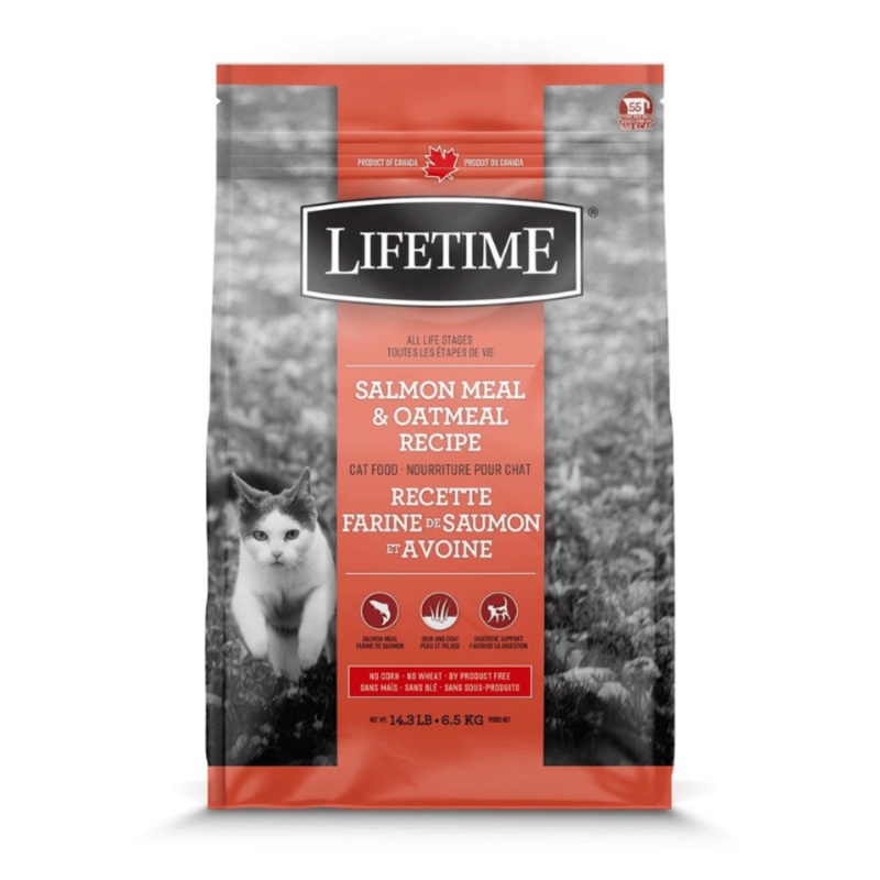 Nourriture Pour Chat, Lifetime Saumon/avoine
