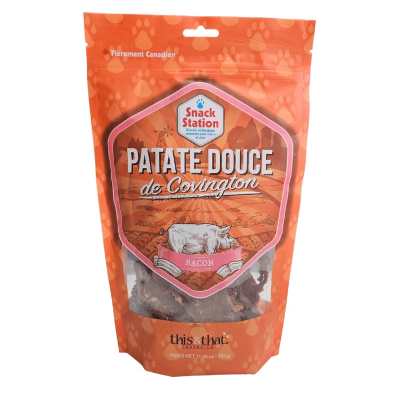 Patate douces de covington au bacon