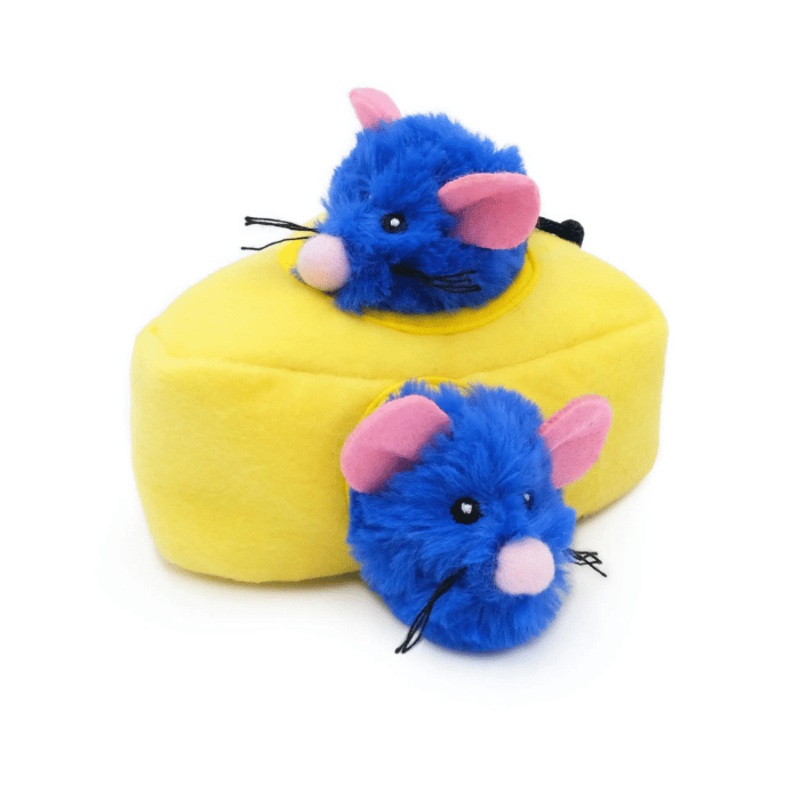 Peluches ZippyClaws Burrow  Fromage et souris