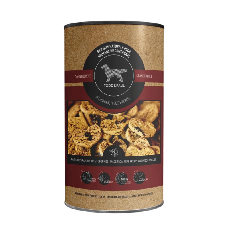 Bote de biscuits - Canneberges 220g