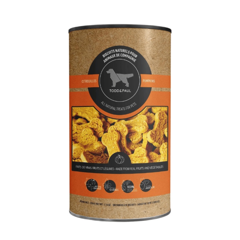 Bote de biscuits - Citrouilles 220g