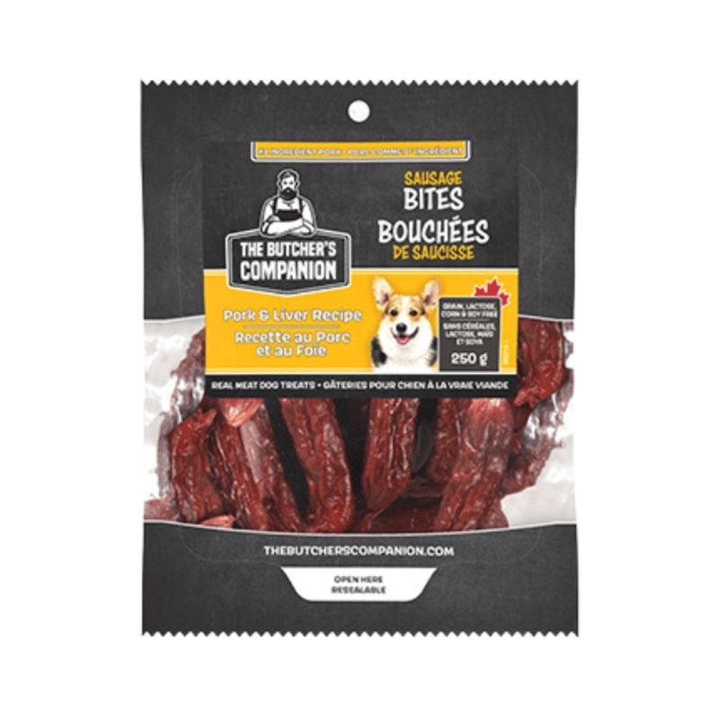 Bouches de saucisse au porc et foie 250g