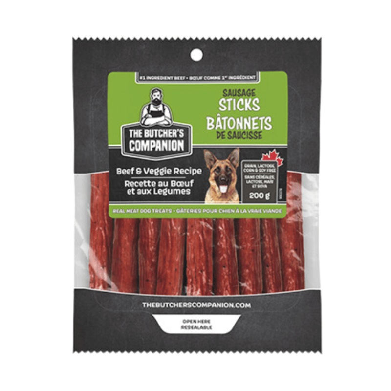 Btonnets de saucisse boeuf et lgumes 200g