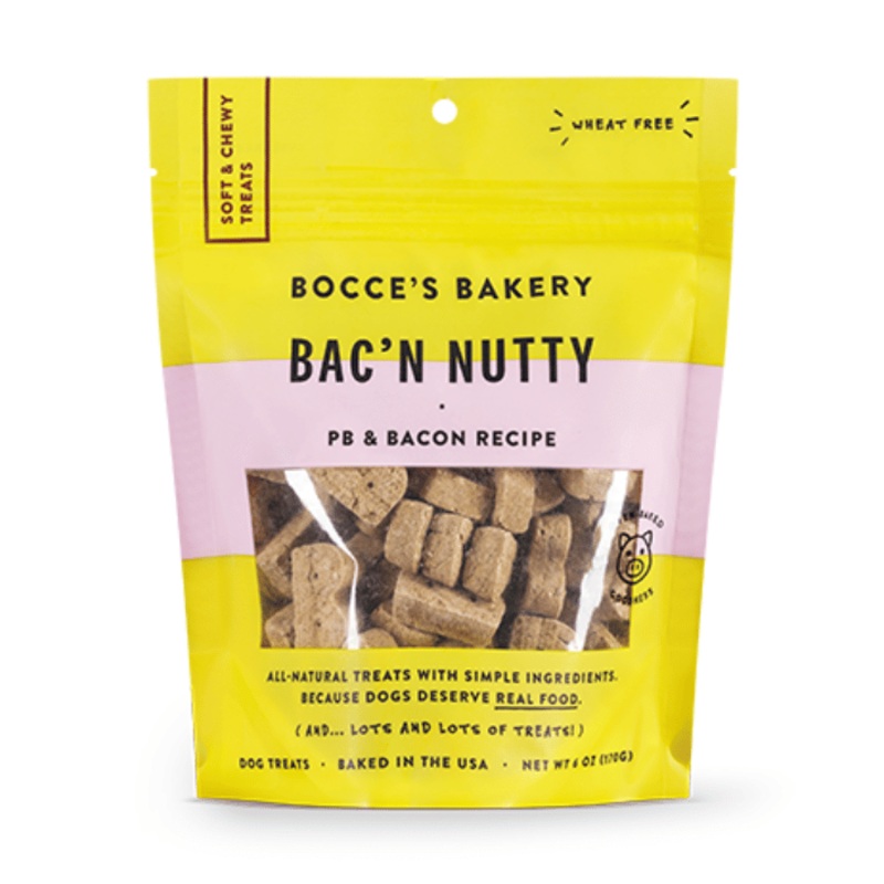 Gteries Bocce's Bakery Bac'n nutty beurre de peanuts et bacon 6oz