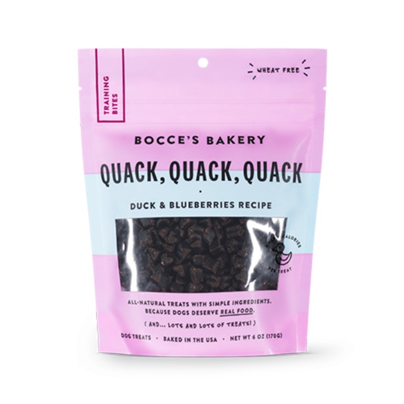 Gteries d'entrainement pour chiens Quack, Quack, Quack, Canard et bleuets 6oz