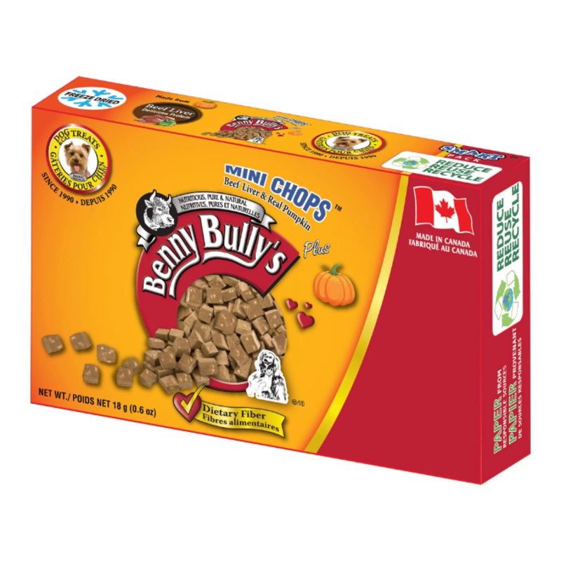 Gteries Pour Chien - Smart Packs Mini, Foie De Boeuf Plus Citrouille 18g