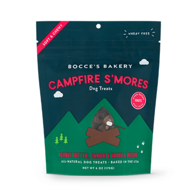 Gteries pour chiens Campfire S'mores beurre de peanuts, caroube et vanille 6oz