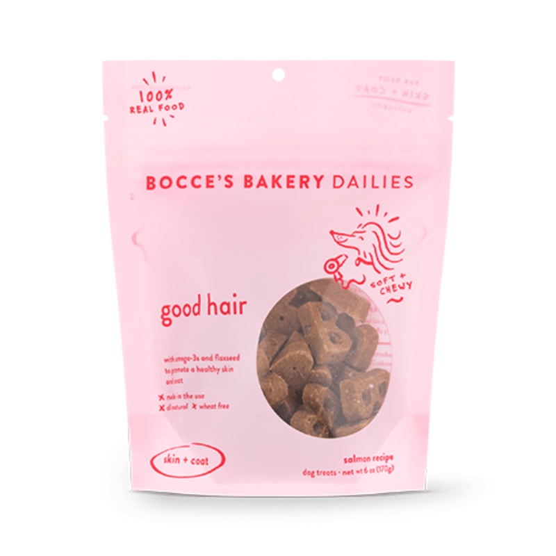 Gteries pour chiens Daily Support Beau pelage - Saumon 6oz