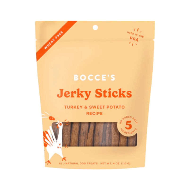 Gteries pour chiens Grazers bton de jerky dinde et patate douce 4oz