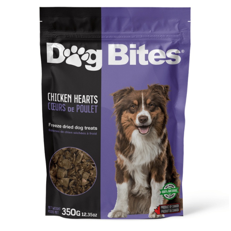 Gteries pour chiens sches  froid - Coeur de poulet