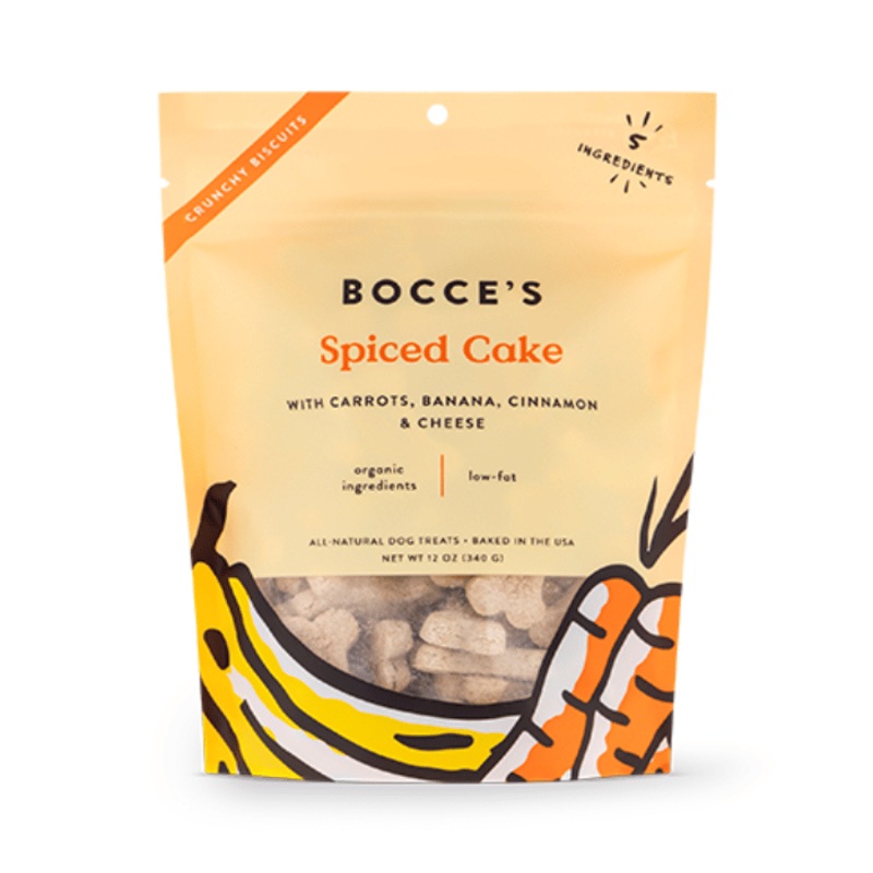Gteries pour chiens Spiced Cake, carotte, banane, cannelle et fromage 12oz