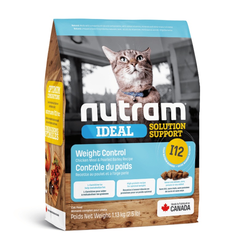 Nutram Ideal Chat Contrle Du Poids Poulet Et Orge I12