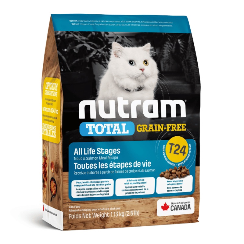 Nutram Total (t24) Chat Sans Grains Truite Et Saumon
