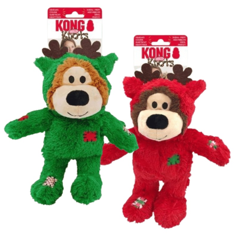 Ourson en peluche Kong wild knots Des ftes