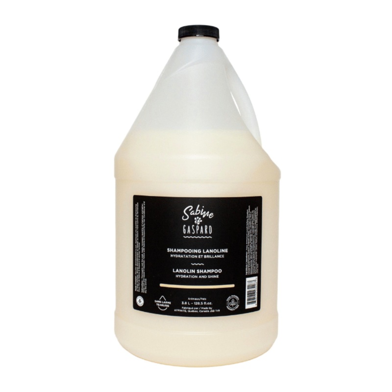 Sabine & Gaspard, Shampoing Lanoline, Hydratation Et Brillance 3.8 Litres