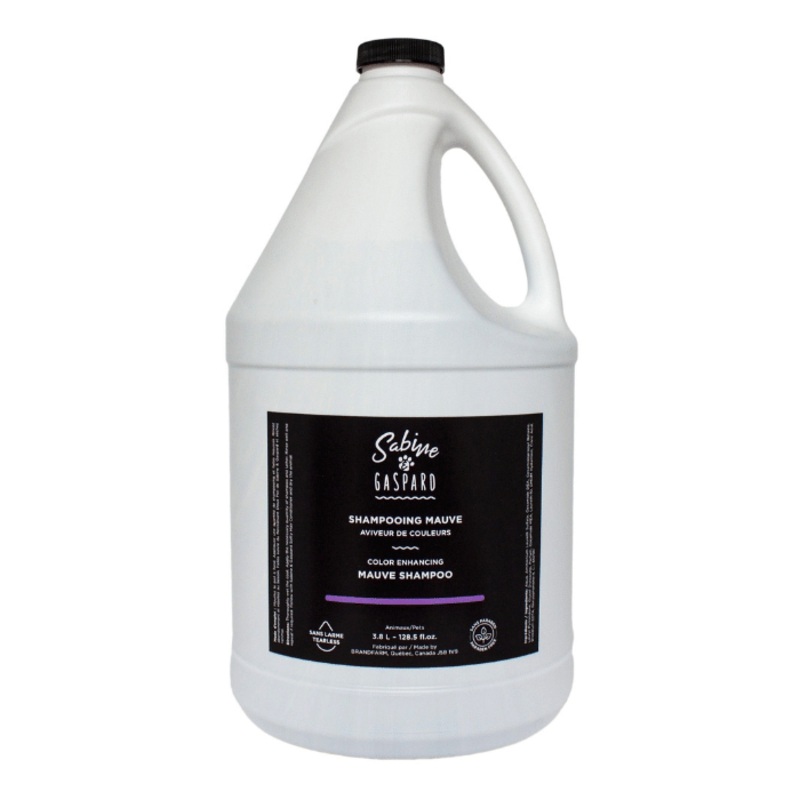 Sabine & Gaspard, Shampoing Mauve, Aviveur De Couleurs 3.8 Litres