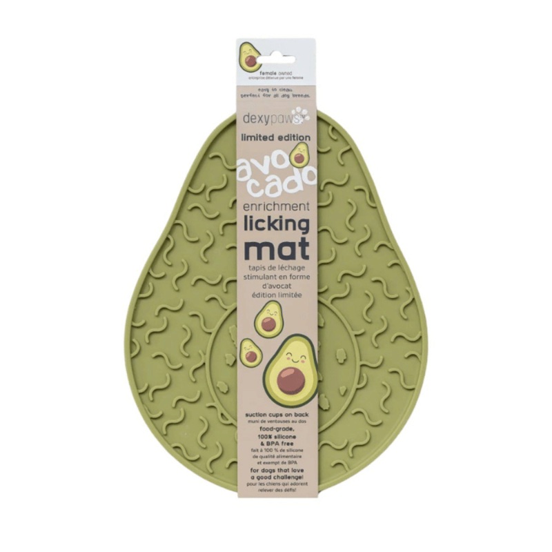 Tapis De Lchage Stimulant En Forme D'avocat