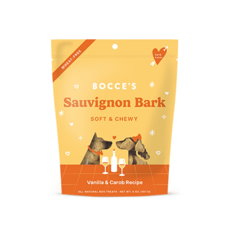 Biscuits Moelleux et Naturels Bocce's Bakery 'Sauvignon Bark' - Recette Vanille et Caroube, 170g