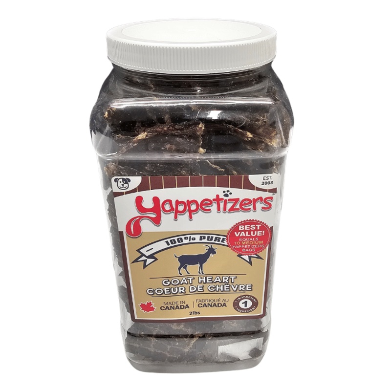 Coeur de chvre 100 % pures et dshydrates 2lbs