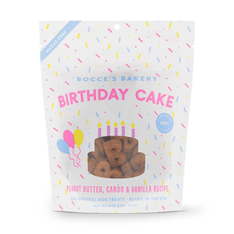 Gteau d'anniversaire toutou: Biscuits faon Bocce au beurre de cacahute, charbon et vanille, 140g