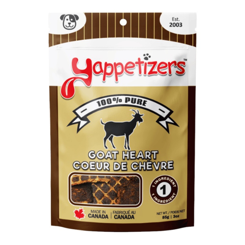 Gteries au cur de chvre 100% pures et dshydrates 85g