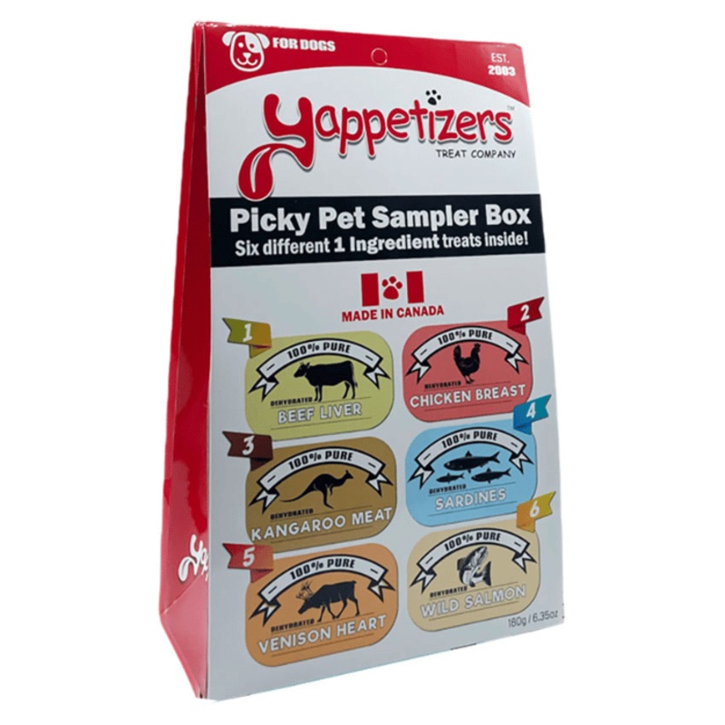 Gteries Coffret saveurs varies pour animal difficile - 6 saveurs 180g