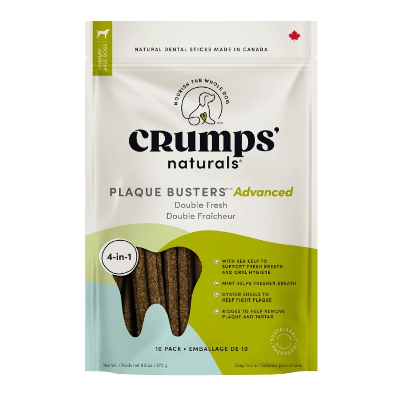 Gteries Dentaire Pour Chien, plaque Busters Advanced 7 Double Fracheur Pqt 10